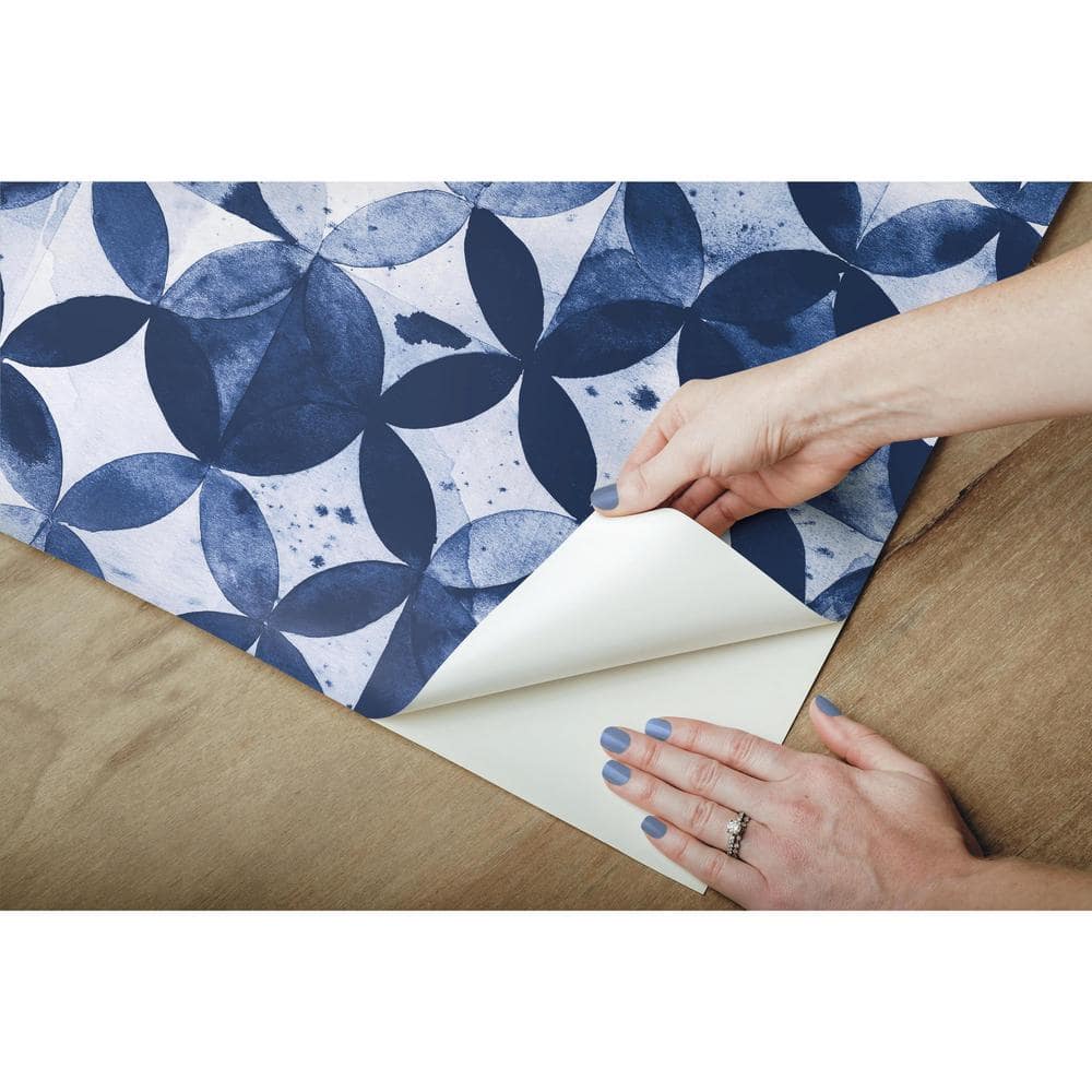 Black Tropical Botanical Removable Wallpaper Sample