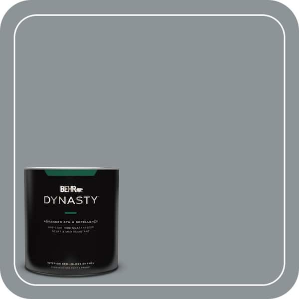 BEHR DYNASTY 1 qt. #ECC-34-2 Boulder Creek Semi-Gloss Enamel Interior Stain-Blocking Paint and Primer