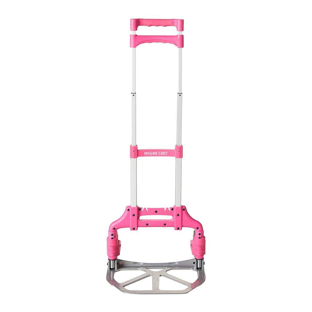 UPC 660142000179 product image for Personal MCX Folding Aluminum Hand Truck, 150 lbs. Capacity, Pink | upcitemdb.com