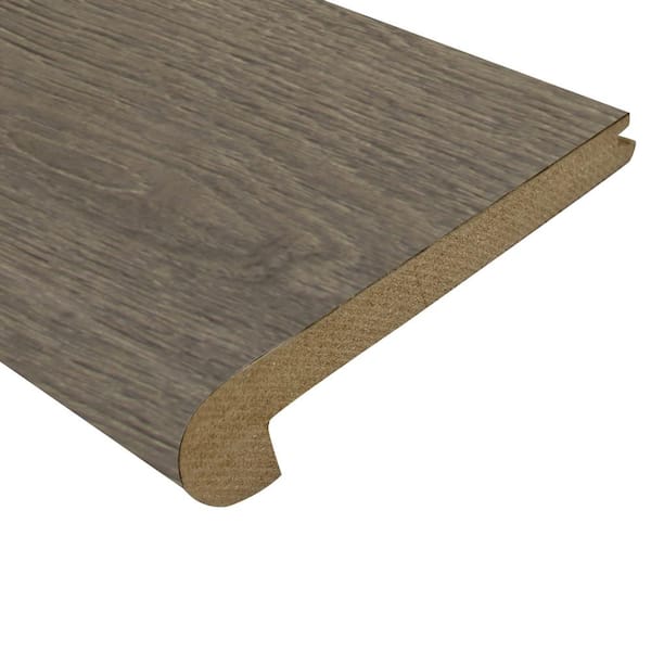 ASPEN FLOORING Rhapsody 1 in. Thick x 2.83 in. Width x 94.5 in. Length Install via Adhesive Embossed Wood Look Laminate Stair Nosing