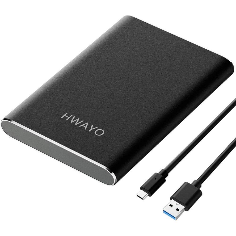 750GB Portable External Hard Drive, USB3. 1 Gen 1 Type C Ultra Slim 2.5 H
