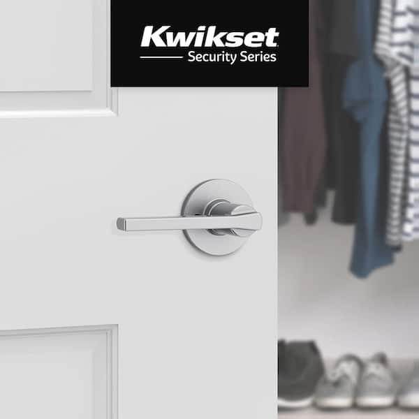 Kwikset Casey Round Half-Dummy Handle in Satin Chrome 488CSL RDT