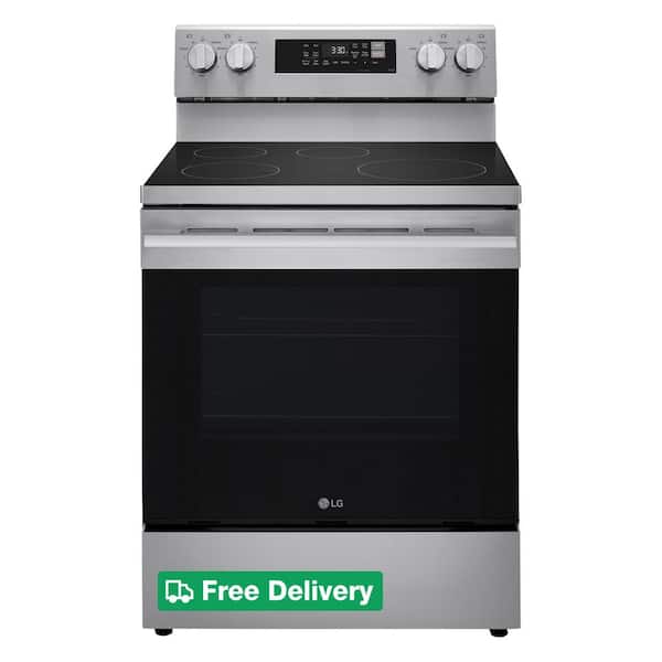 30 in. 6.3 cu. ft. Smart Wi-Fi Enabled Induction Range with ProBake Convection and EasyClean in Stainless Steel