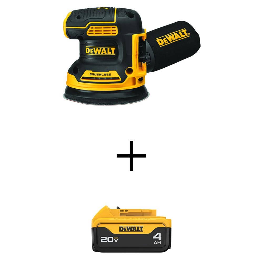 DEWALT 20V MAX Cordless Brushless 5 in. Random Orbital Sander and (1