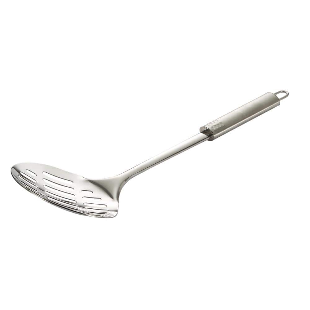 5-Piece Stainless Steel Cooking Utensils Set with Oval Handles