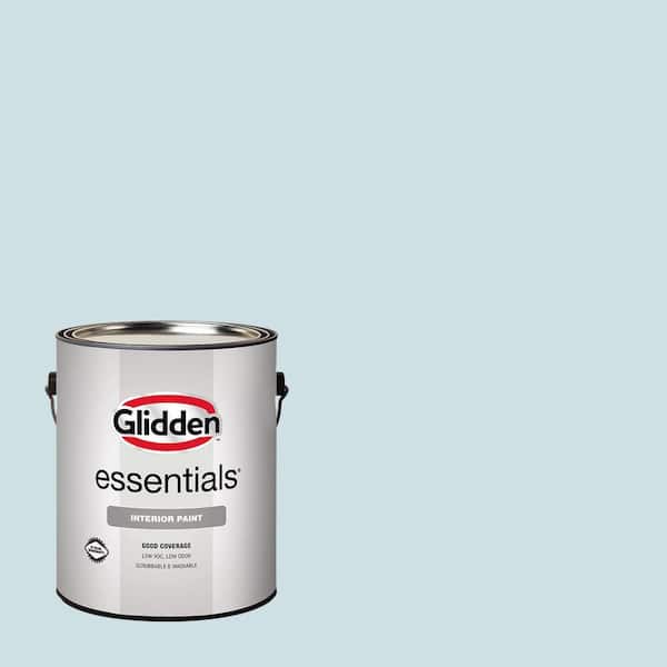Glidden Essentials 1 gal. PPG1150-2 Water Lily Flat Interior Paint