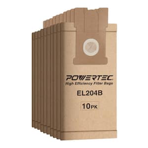 Shop Vacuum Bags for Electrolux EL204B, Replacement Filter Bag for EL5010 Aptitude, Uprights Vacuum Cleaner (10-Pack)