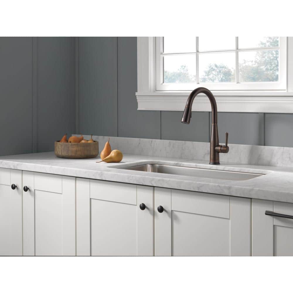 Venetian Bronze Modern Kitchen Faucet with Pull-out Spray