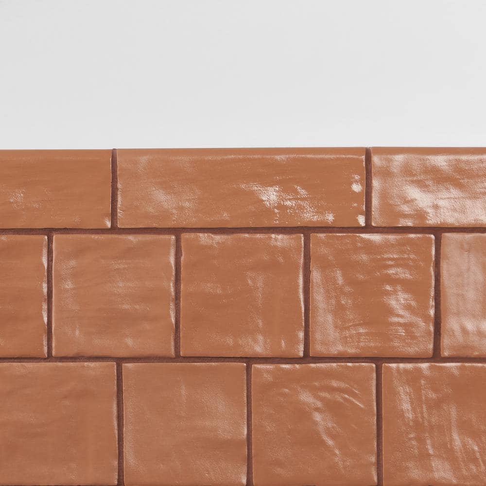 Ivy Hill Tile Amagansett Terracotta 2.55 in. x 7.87 in. Mixed