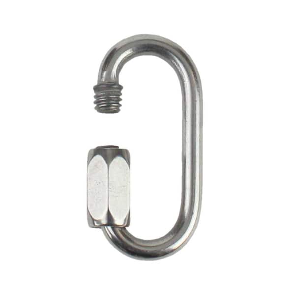X4 8MM Galvanised Standard Quick Link Rope Secure Attach Galv Repair Connector 