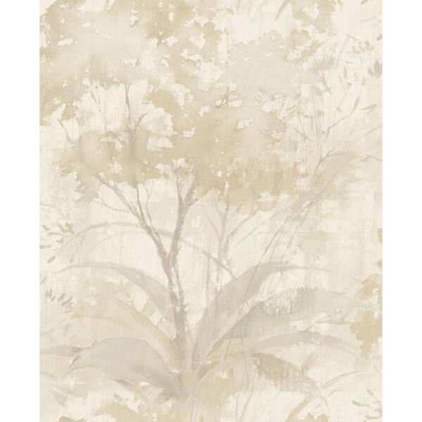 Mistwood Beige Forest Wallpaper