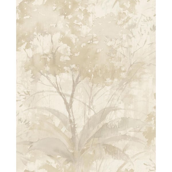 Mistwood Beige Forest Wallpaper Sample