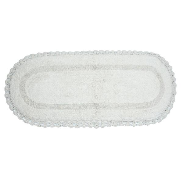  Home Weavers Hampton Crochet Reversible Bathmat 100