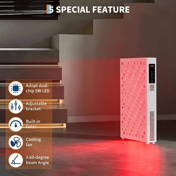 Garvee Red Light Therapy, High Power Output Red Light Panel with