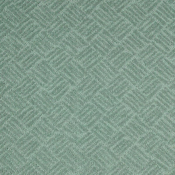 Lifeproof with Petproof Technology Embers Aloft Laguna Mist Green 39oz. Triexta Pattern Carpet - Installation Required