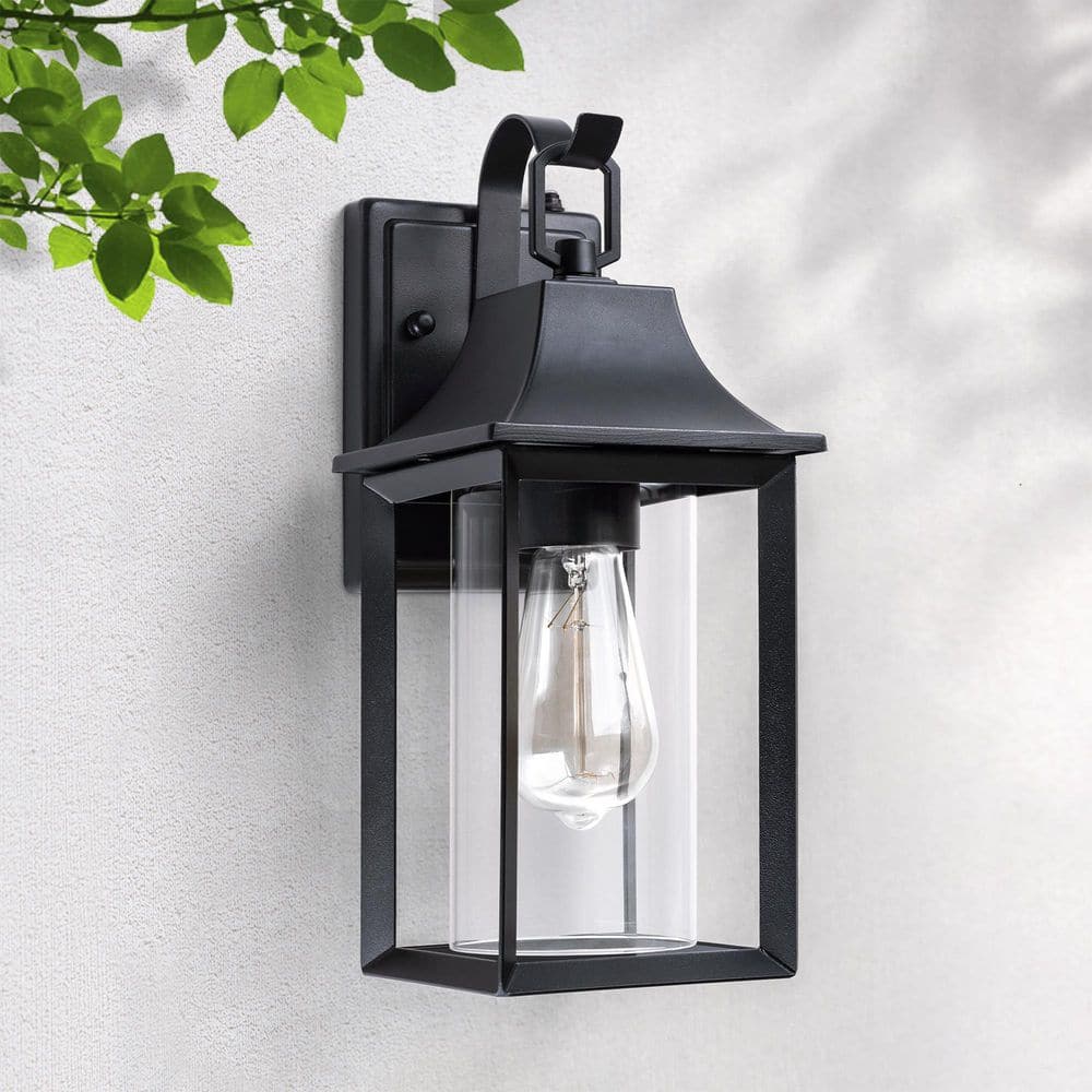 Maxax Decorators 14 in. Sand Black Farmhouse Cylinder Dusk