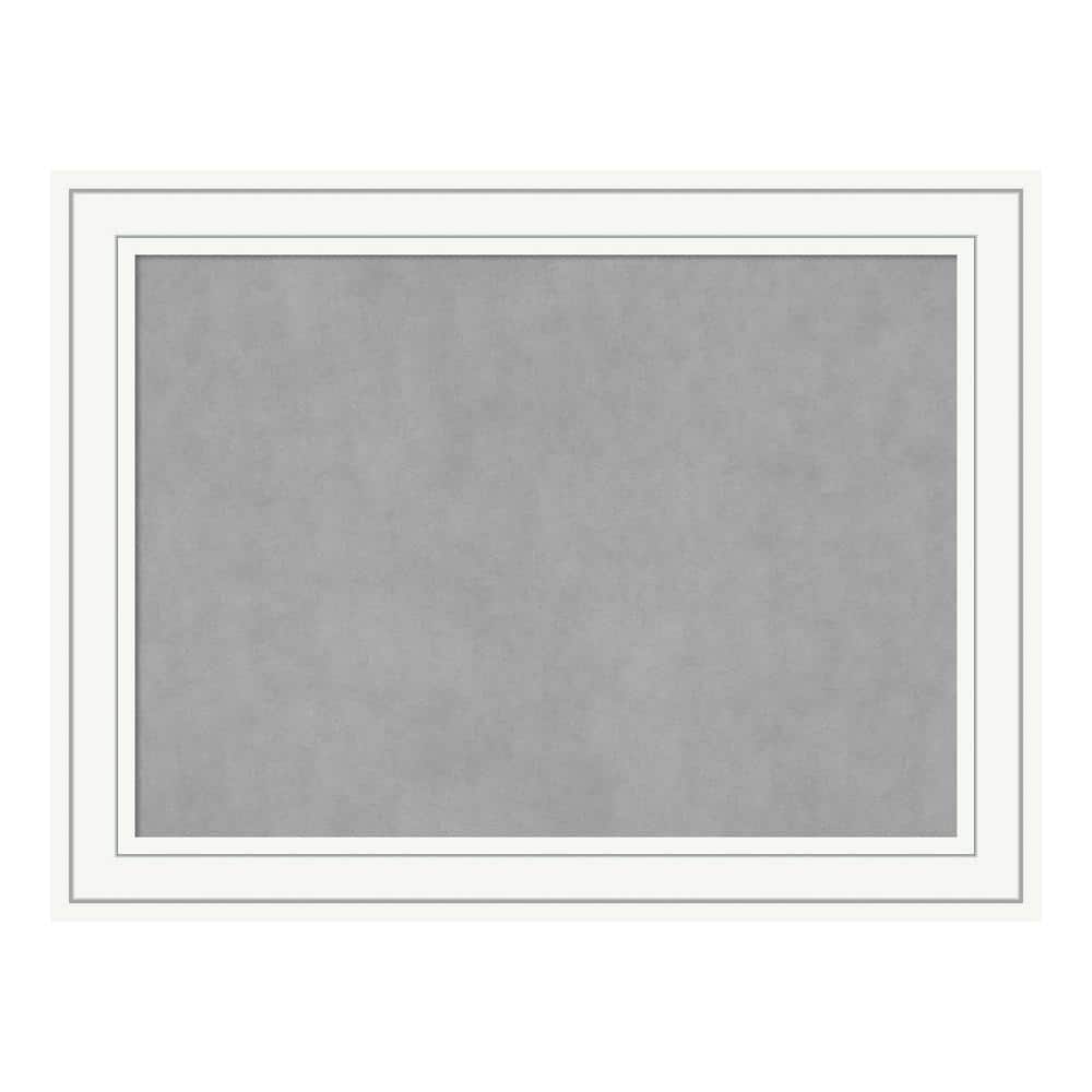 Craftsman White Wood Framed Magnetic Memo Board 33 x 25 in.