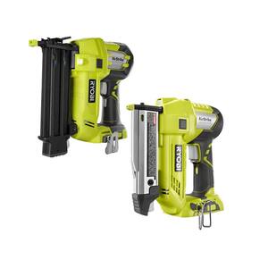 ONE+ 18V Cordless 2-Tool Combo Kit with 18-Gauge Brad Nailer and 23-Gauge 1-3/8 in. Headless Pin Nailer (Tools Only)