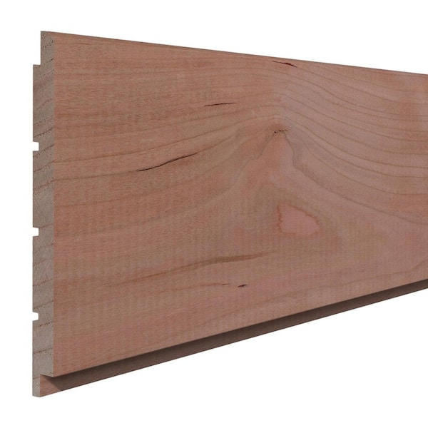 0.4375 in. D x 5 in. W x 7.66 ft. L Unfinished Cherry Wood Shiplap