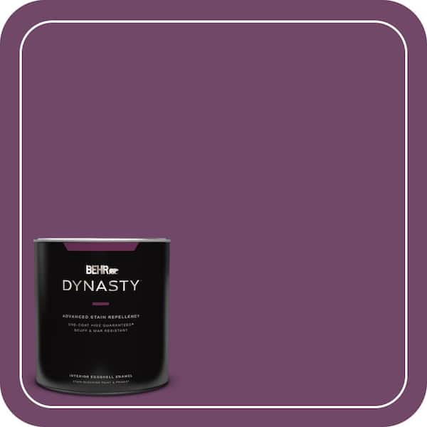 1 qt. #S-G-680 Raspberry Mousse Eggshell Enamel Interior Stain-Blocking Paint and Primer