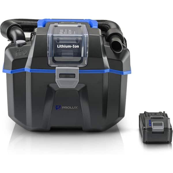 Prolux Bagless Cordless HEPA Handheld Vacuum Wet/Dry Tool and Travel Blue