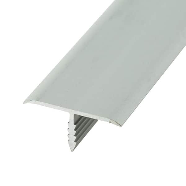1 in. Unfinished Paintable Mill Aluminum Center Barb Furniture Bumper Tee Moulding Edging 48 in. Long (3-Pack)