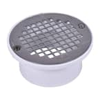 Oatey 2 in. to 3 in. PVC Drain with 4 in. Stainless Steel Screw-Tite  Strainer 435792 - The Home Depot