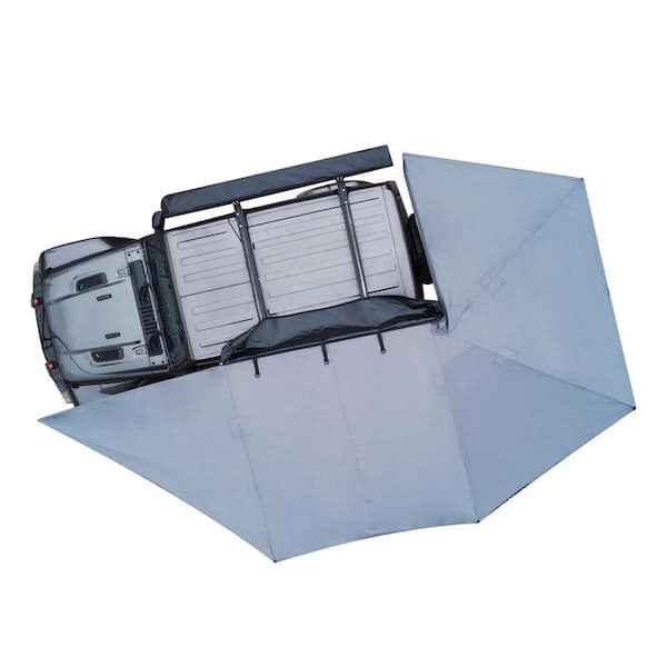 Afoxsos Freestanding Retractable Folding Outdoor Camping 270-Degree Awning Driving Side Tent