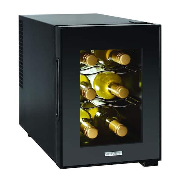 Vissani 6-Bottle Wine Cooler MVWC6B - The Home Depot