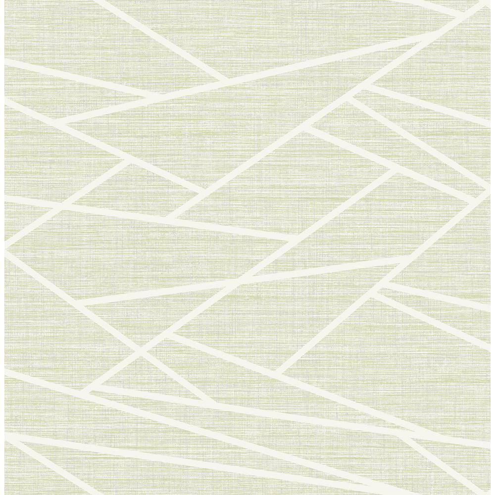 Cecita Puzzle Spring Green, Silver, and Off-White Geometric Paper Strippable Roll (Covers 56.05 sq. ft.) price history on PriceWatchPro