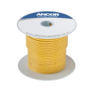 Marine Grade Tinned Copper Primary Wire 16 AWG, 100 ft. Yellow