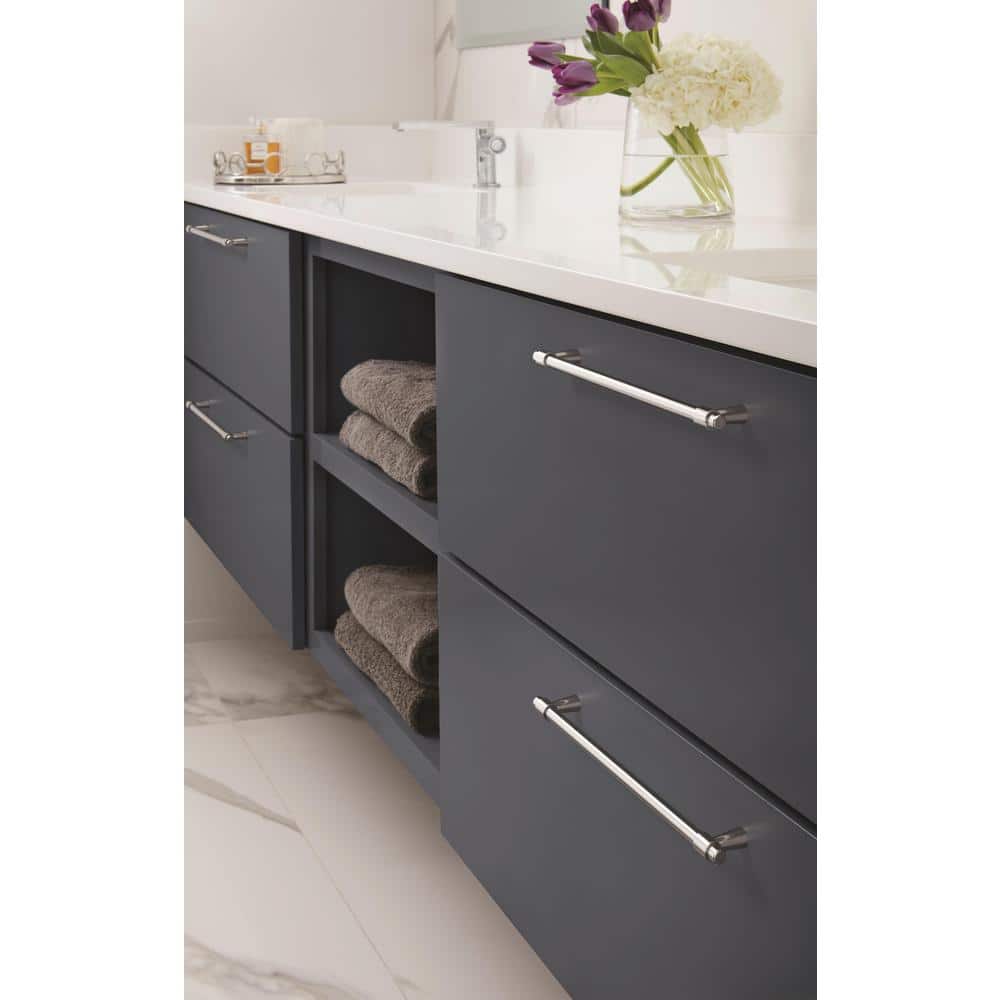 Polished Chrome 9.93" Modern Cabinet Bar Pull