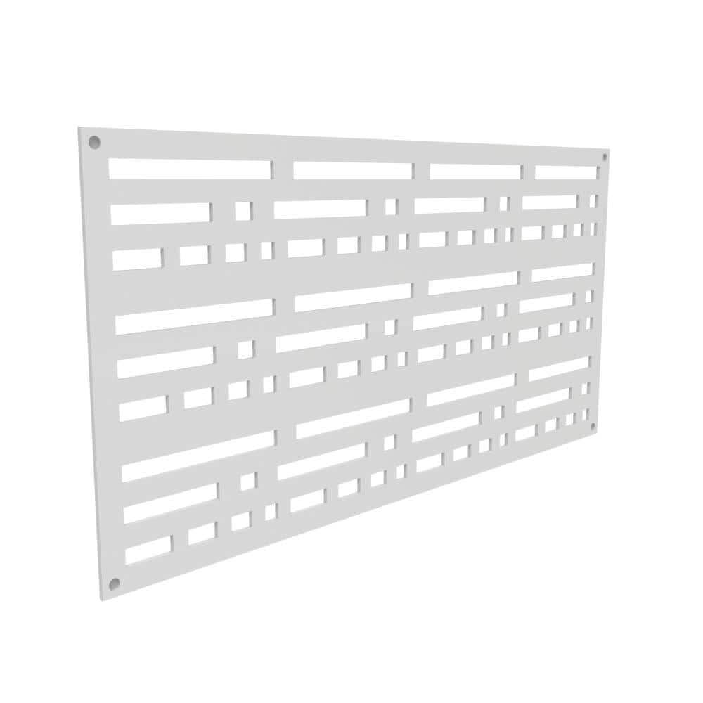 Morse White Polypropylene Decorative Screen Panel 2 ft. x 4 ft.
