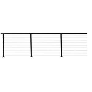 CityPost 24 ft. Stair Cable Railing in Bronze CP-24-BR-S - The Home Depot