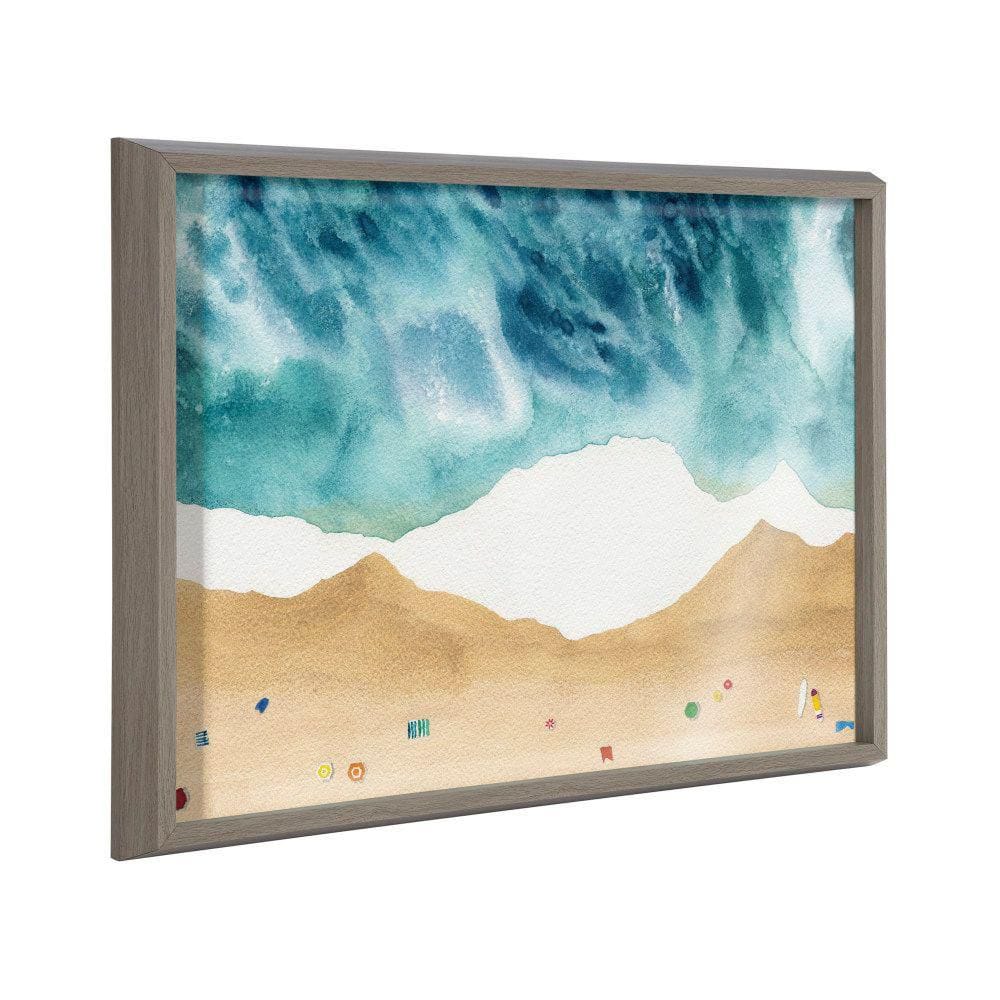 "Blake ""North Shore"" by Janet Meinke-Lau Framed Glass Art Print 18 in. x 24 in." price history on PriceWatchPro