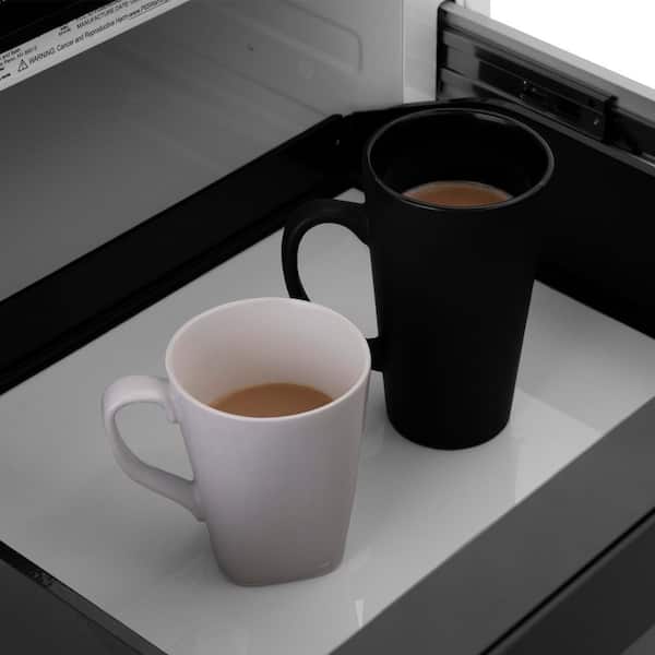 Autograph Edition 24 in. 1.2 cu. ft. Built-in Microwave Drawer in Stainless Steel and Champagne Bronze Helix Handle