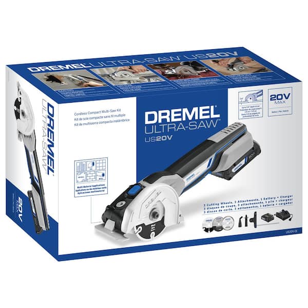 Dremel 20V Max Cordless Compact Saw Kit (1 Charger) US20V-01 - The Home Depot