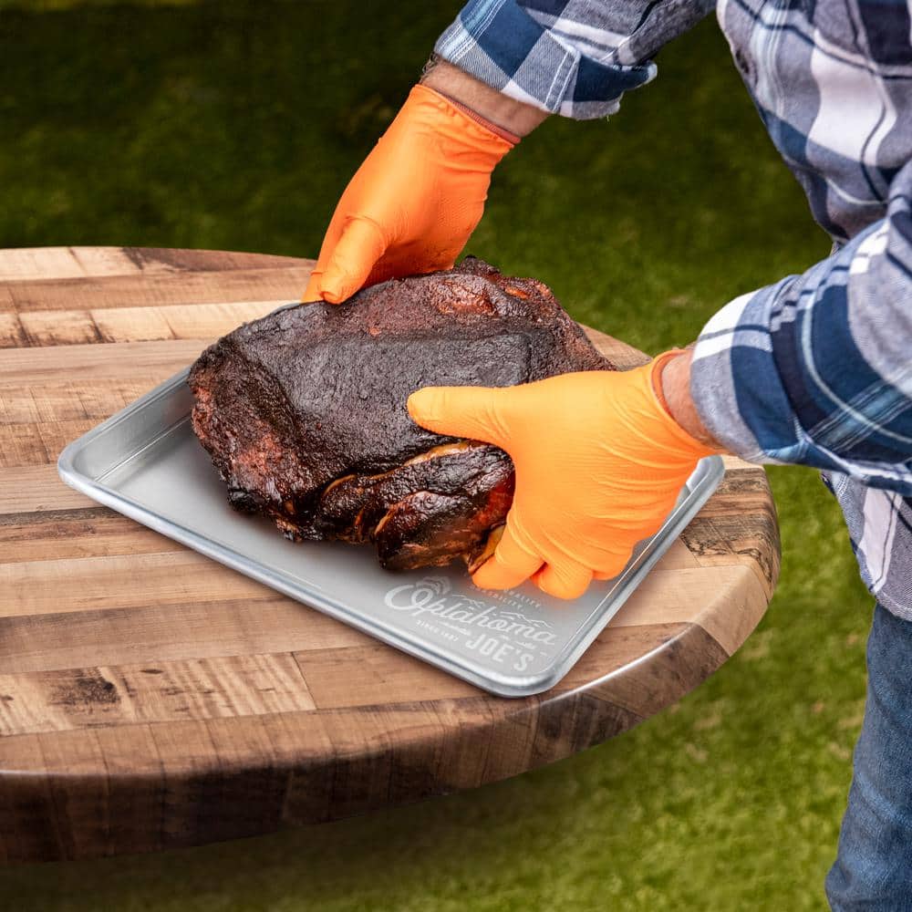 Oklahoma Joe's 13" x 9" Gray Aluminum BBQ Serving Tray