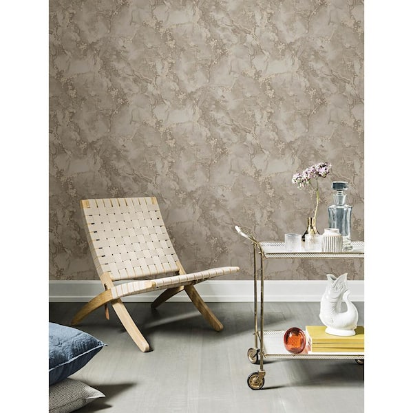 Grandin Marbled Grey Non Pasted Non Woven Wallpaper