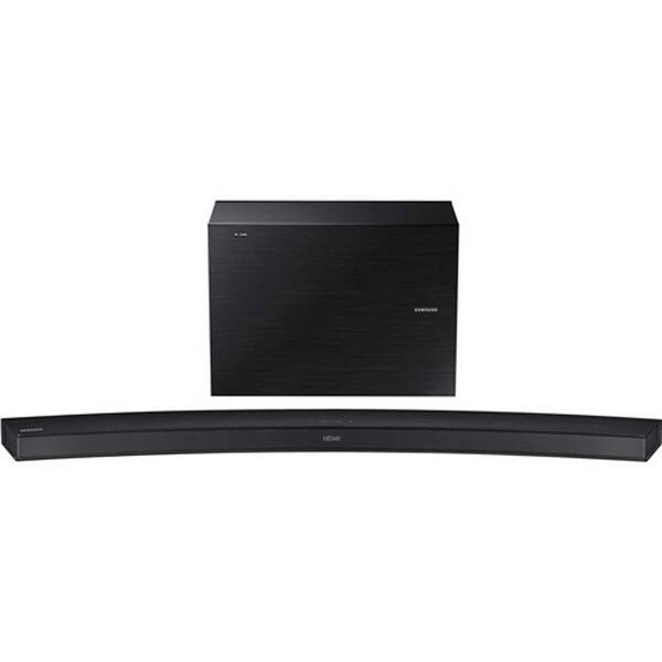 Samsung 2.1-Channel Curved Sound Bar with Wireless Active Subwoofer, Black