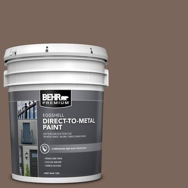 5 gal. #AE-5 Chocolate Brown Eggshell Direct to Metal Interior/Exterior Paint