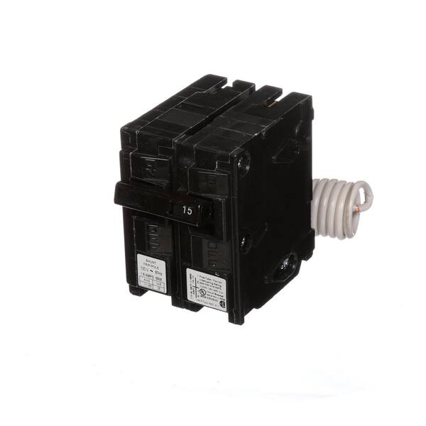 Siemens 15 Amp Single-Pole Type QP Circuit Breaker with 120-Volt Shunt Trip