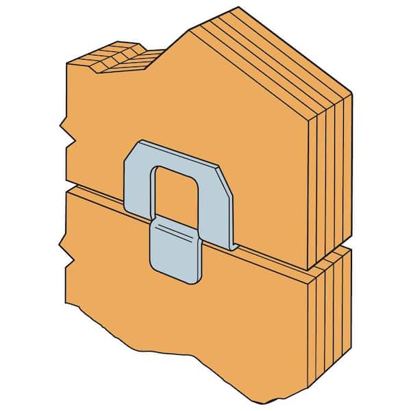 PSCA 7/16 in. 20-Gauge Galvanized Panel Sheathing Clip (250-Qty)