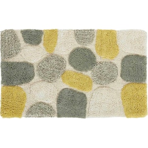 Pebbles New Willow 20 in. x 32 in. Cotton 2-Piece Bath Rug Set