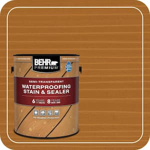 1 gal. #ST-533 Cedar Naturaltone Semi-Transparent Waterproofing Exterior Wood Stain and Sealer