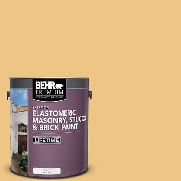 BEHR PREMIUM 1 gal. M2904 Garbanzo Paste Elastomeric Masonry, Stucco