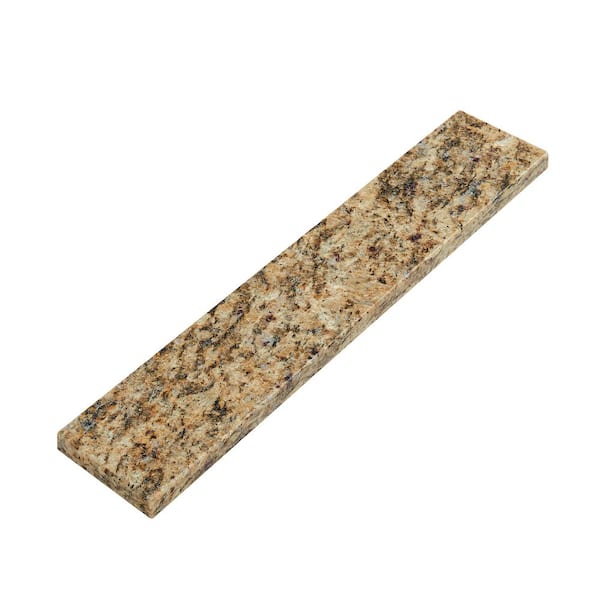 Tile and Top 21 in. W Granite Vanity Sidesplash in Santa Cecilia Classic