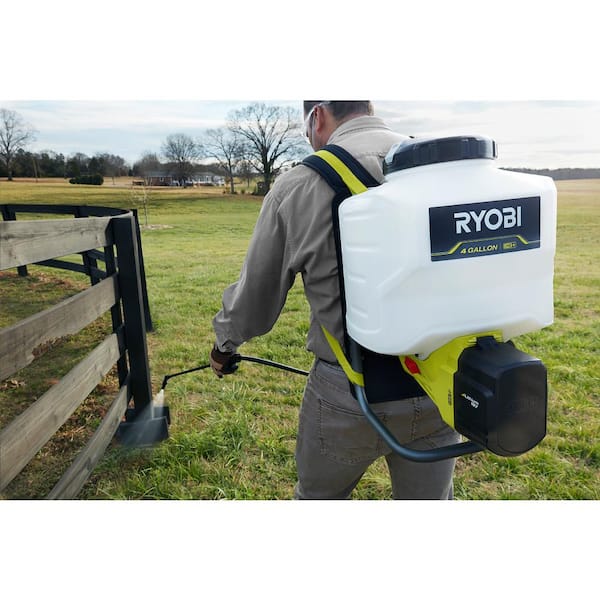 RYOBI ONE+ 18V Cordless Battery Gal. Backpack Chemical Sprayer (Tool Only)  P2804A The Home Depot