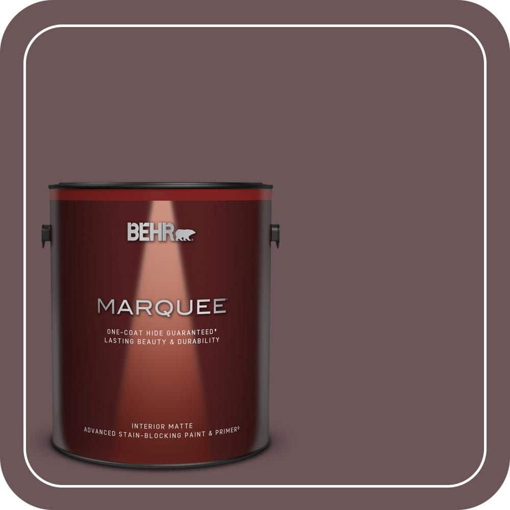 1 gal. #N120-7 Grand Plum Matte Interior Paint & Primer