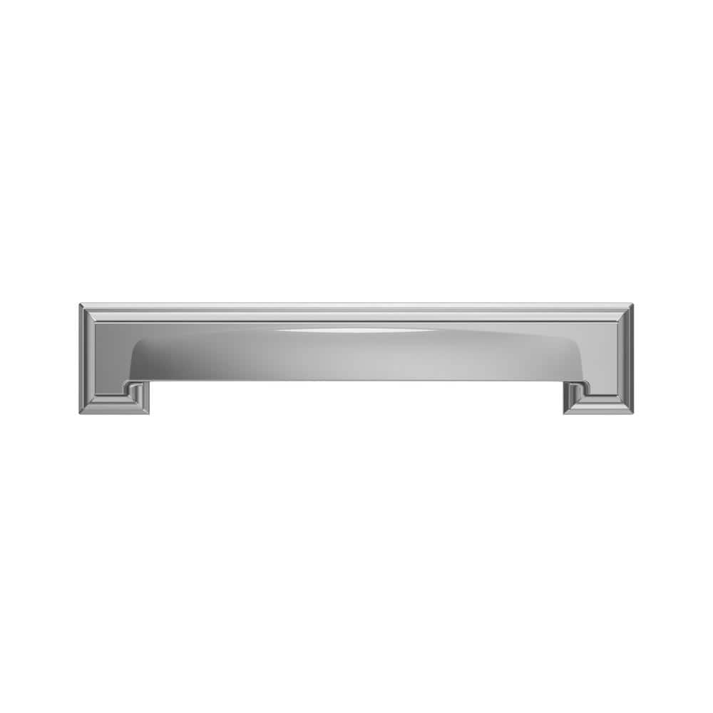 Polished Chrome Traditional Cabinet Cup Pull with Mounting Hardware
